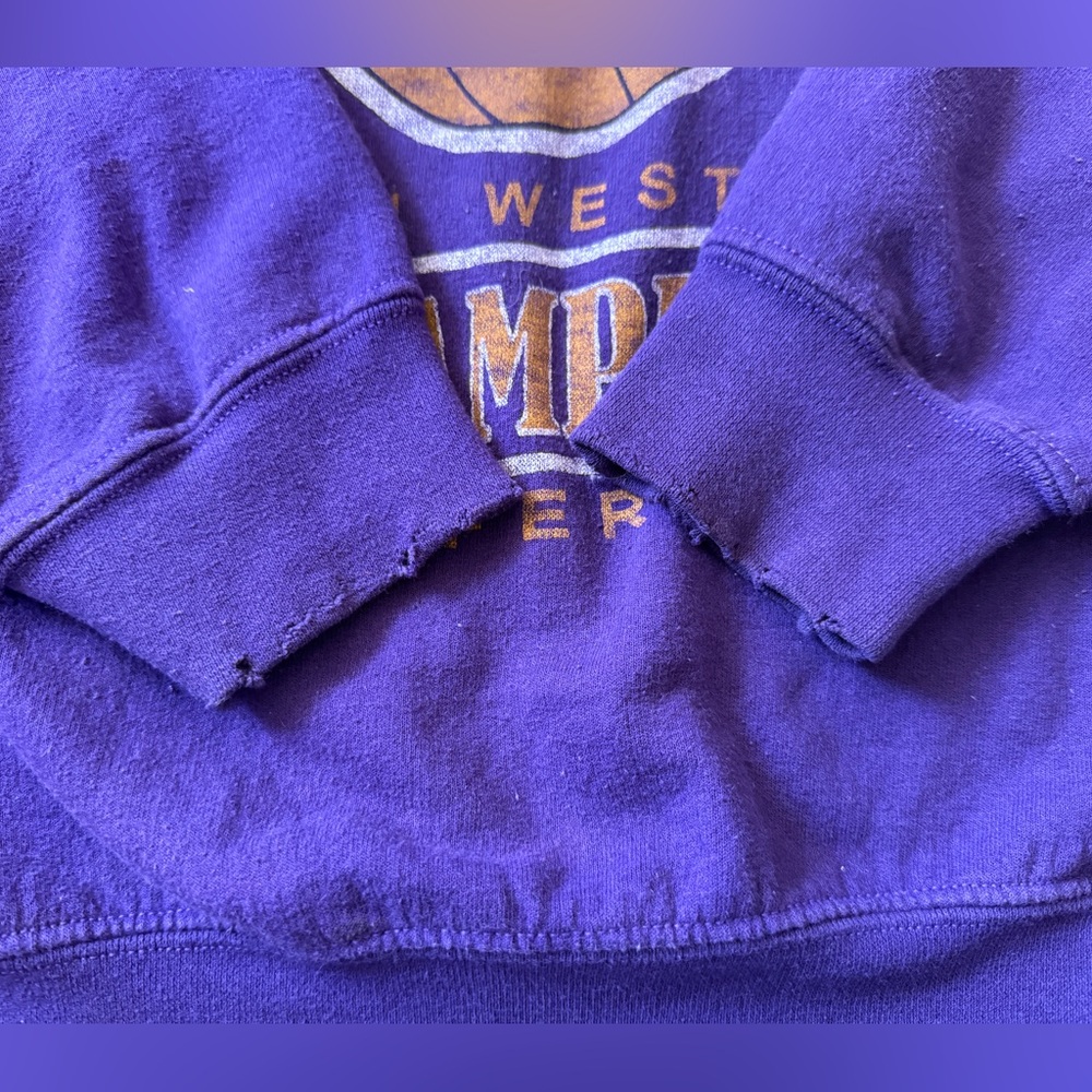 Junk Food Los Angeles Lakers 1991 WC Champions Sweatshirt - Picture 5 of 9